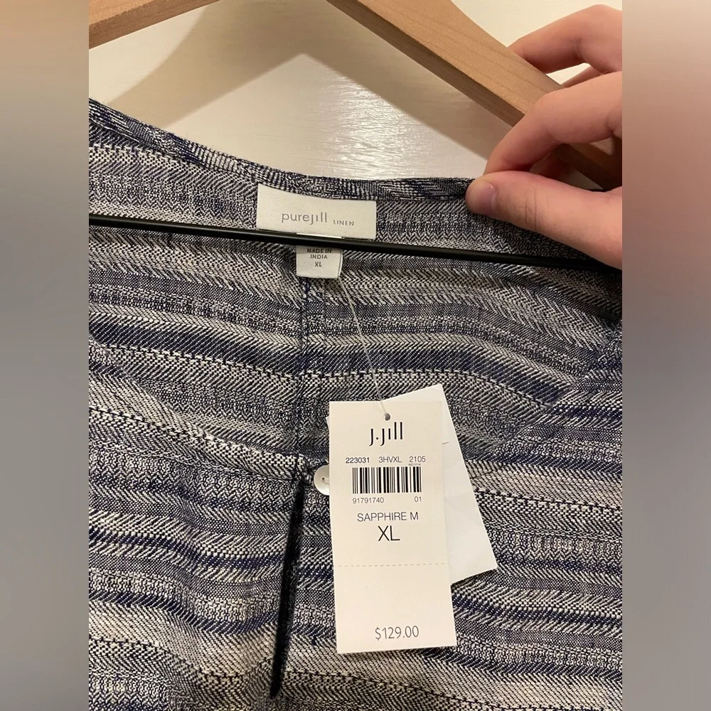 J. Jill Linen Dress NWT - Picture 2 of 4